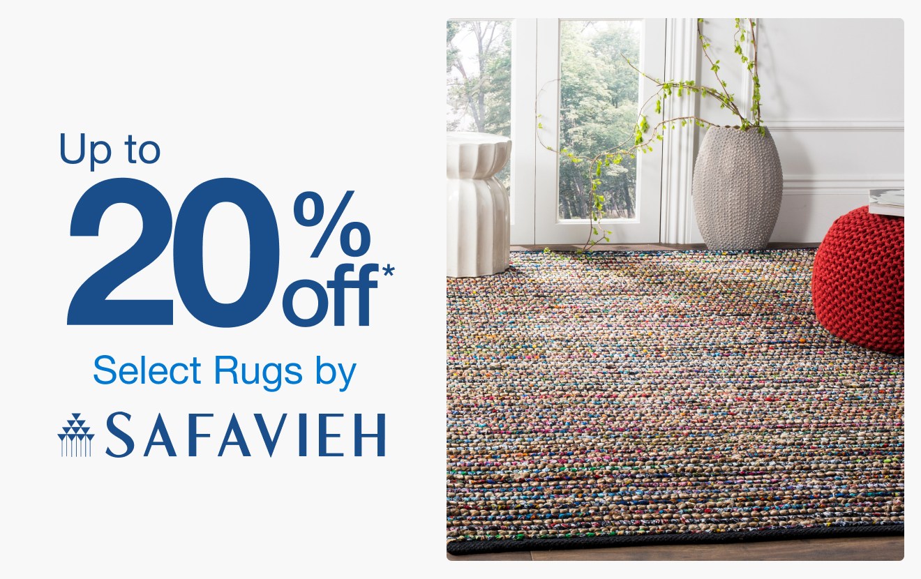 Up to 20% Off Select Rugs by Safavieh*