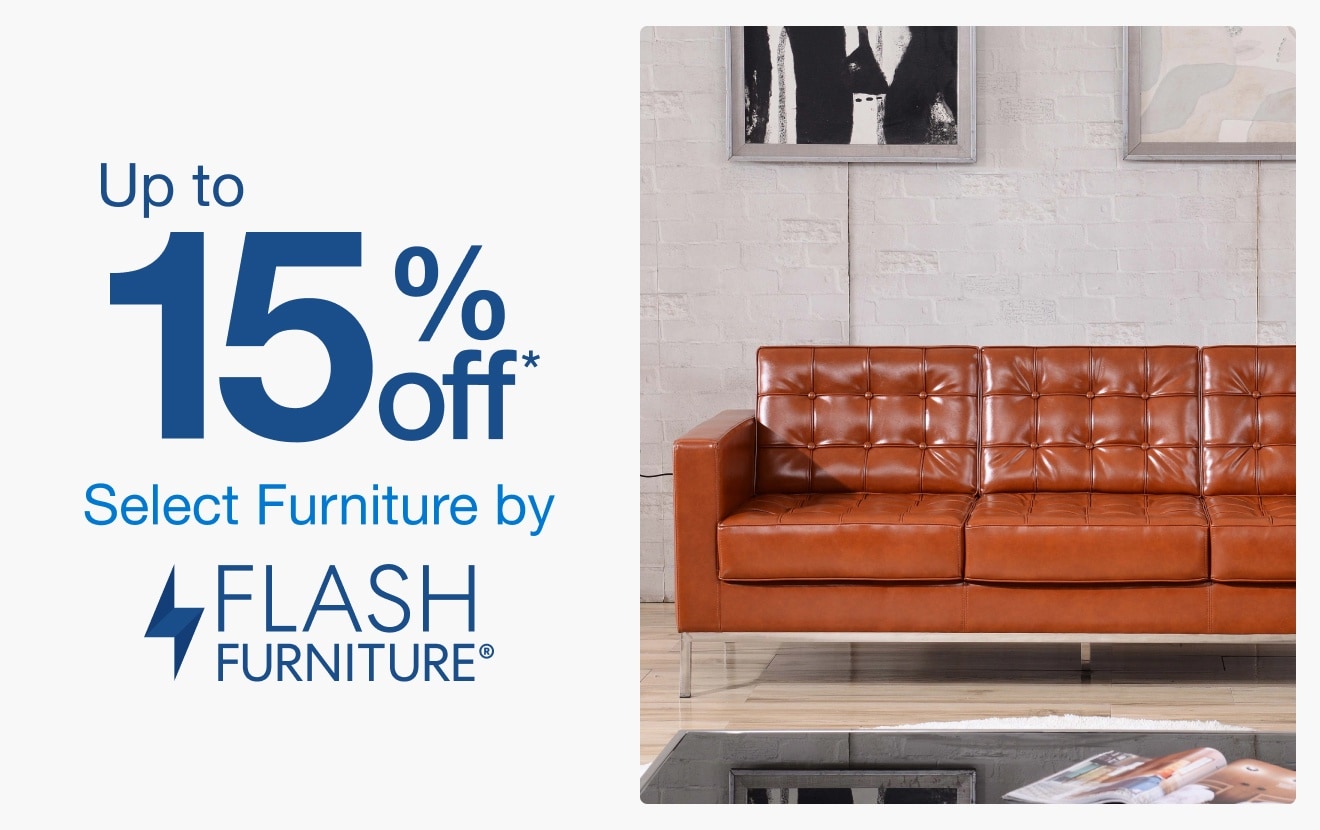 Up to 15% Off Select Furniture by Flash Furniture*