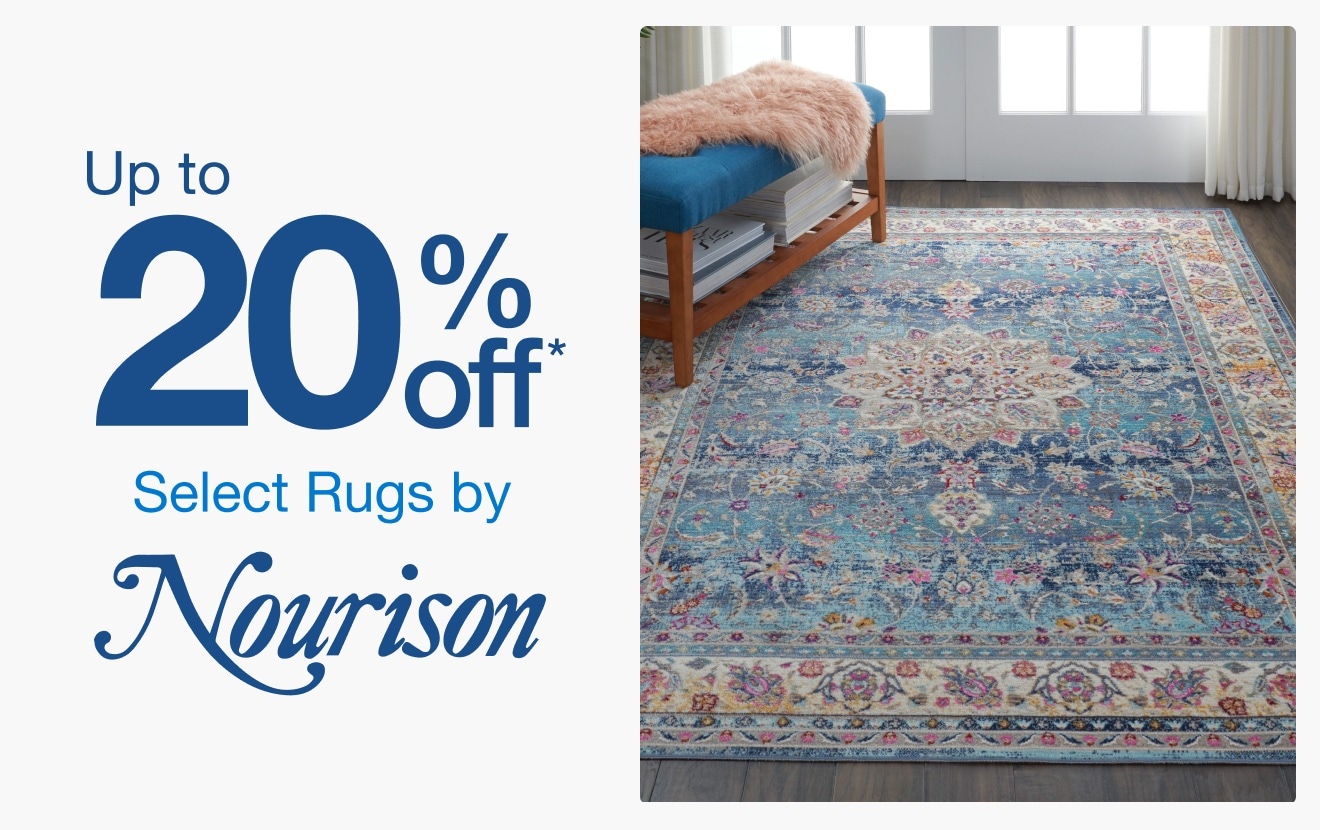 Up to 20% Off Select Rugs by Nourison*