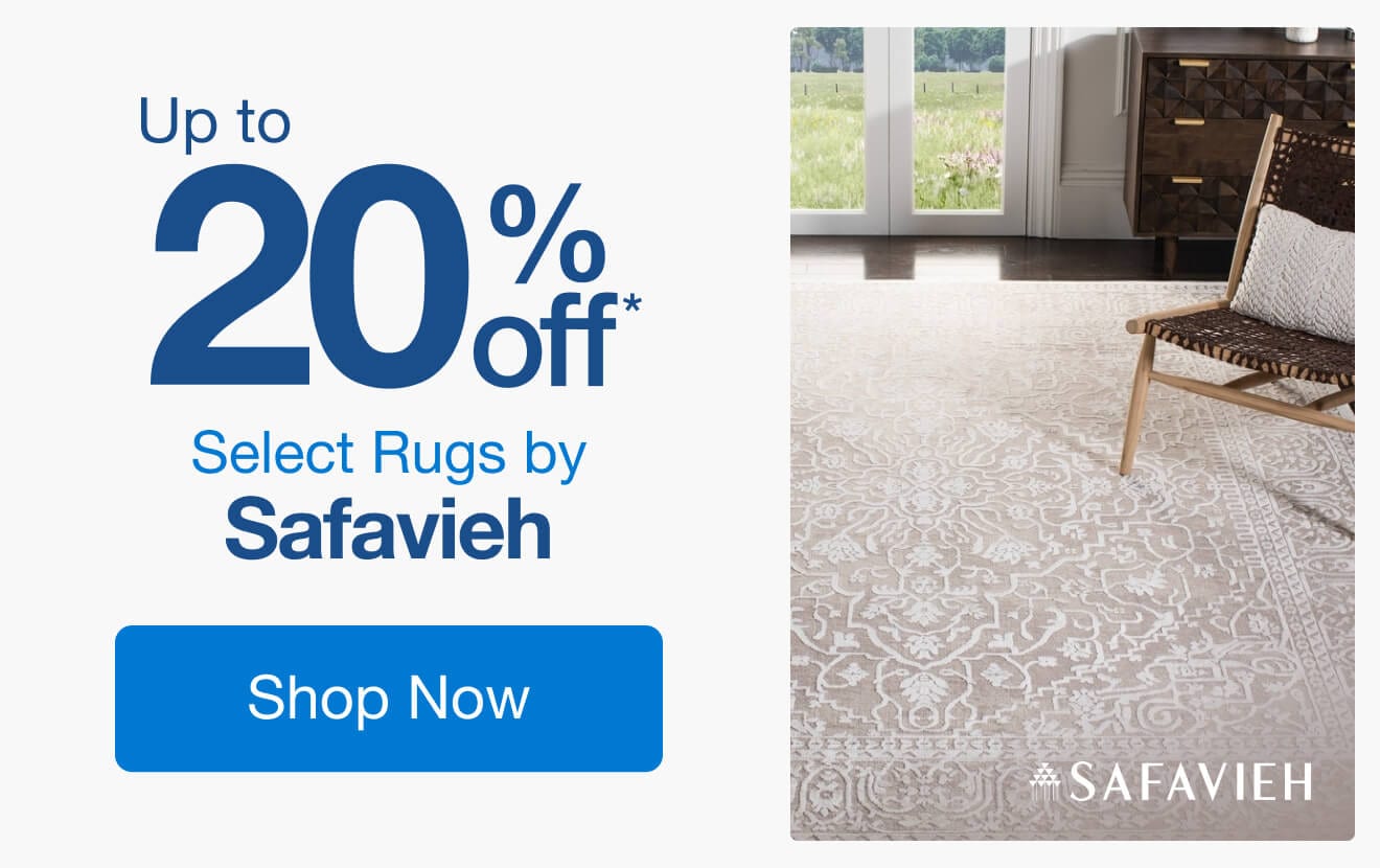 Up to 20% Off Select Rugs by Safavieh*