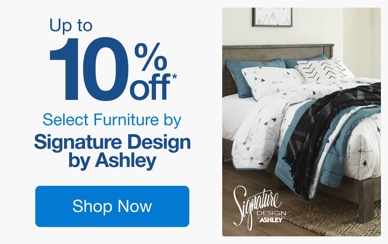 Up to 10% Off Select Furniture by Signature Design by Ashley*