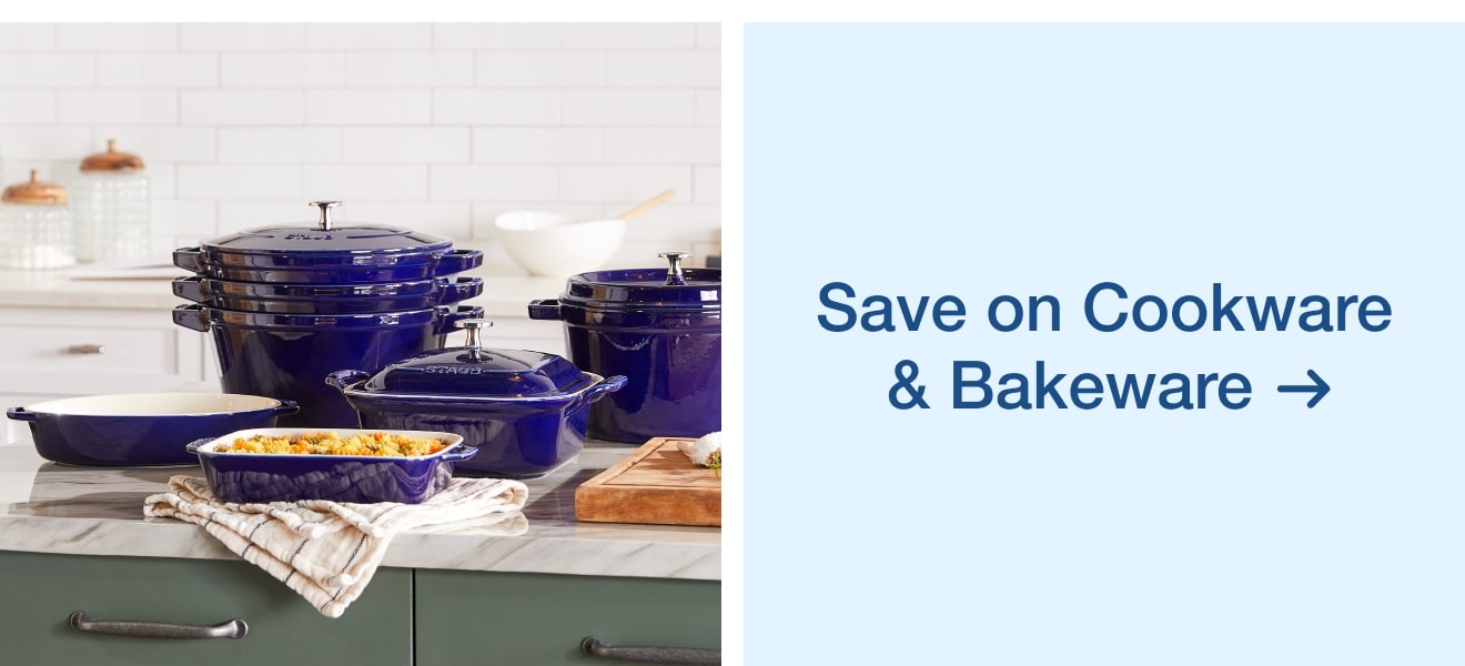 Save on Cookware & Bakeware