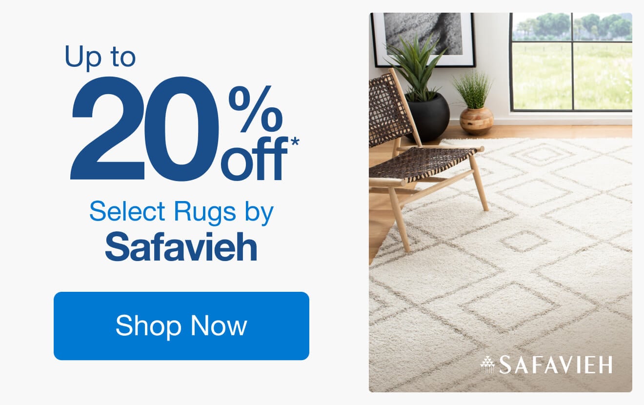 Up to 20% Off Select Rugs by Safavieh*