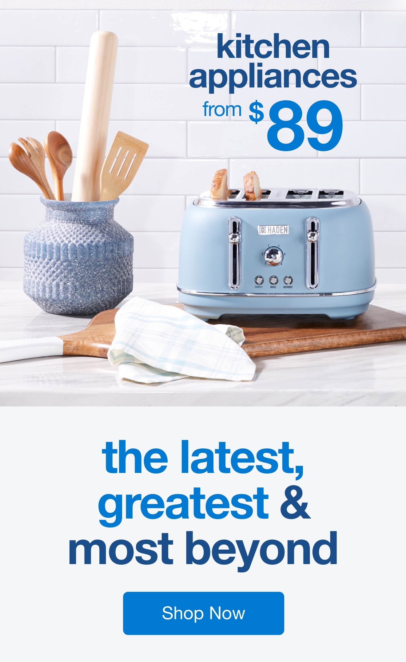 Kitchen Appliances from $89 — Shop Now!