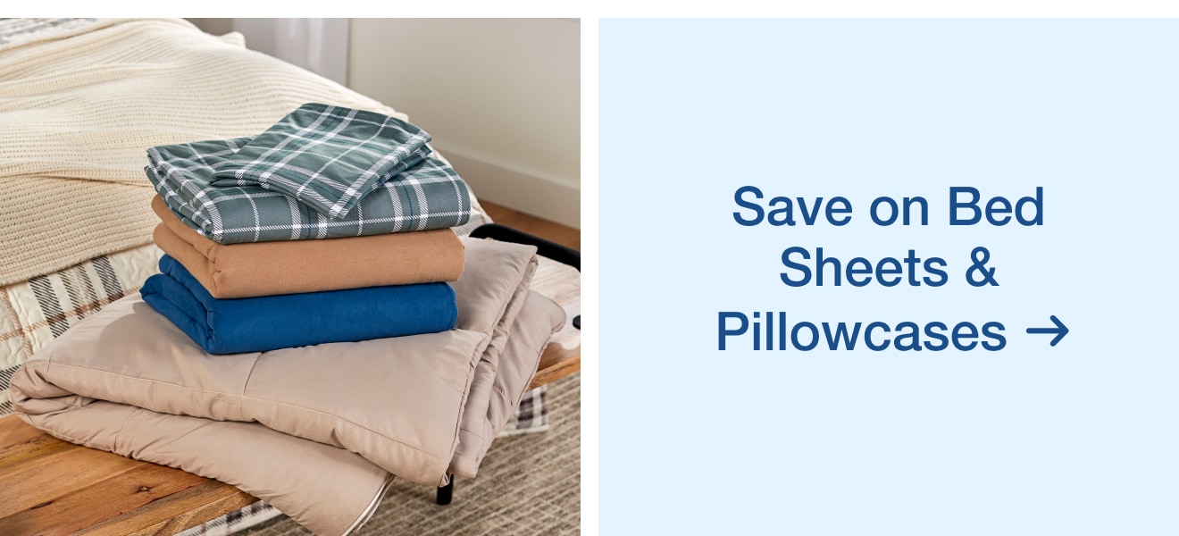 Bed Sheets & Pillowcases — Shop Now!