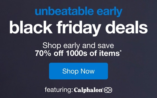 unbeatable early black friday deals | minus: shop early and save 70% off 1000s of items | minus: Shop Now