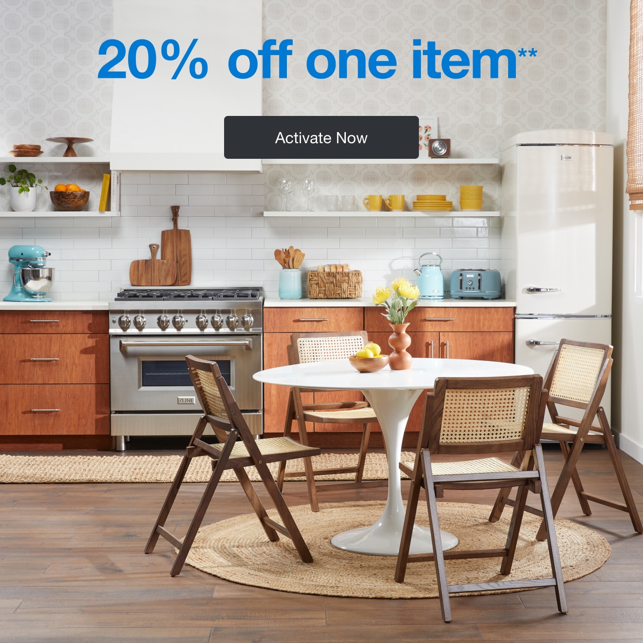 20% off one item** | minus: Acitvate Now