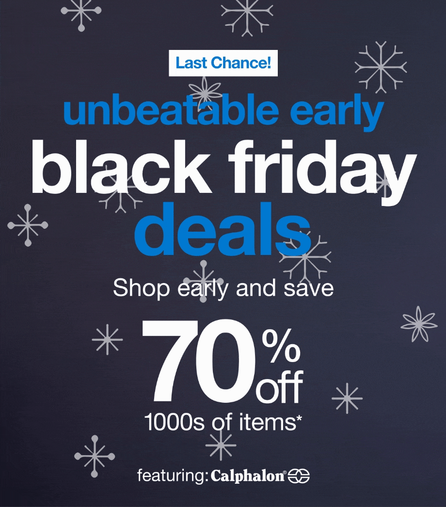 Early Black Friday Deals END TONIGHT — Shop Now!