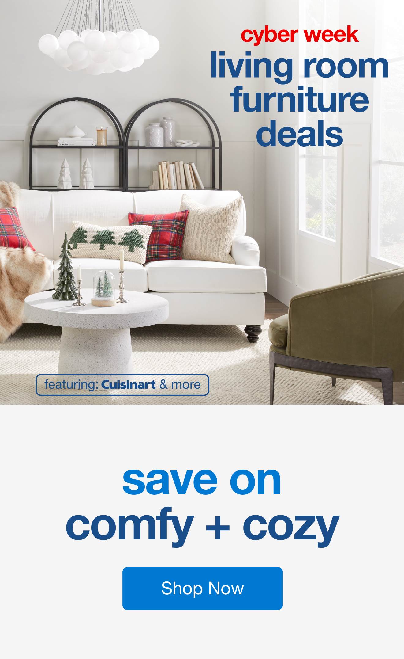 cyber week living room furniture deals