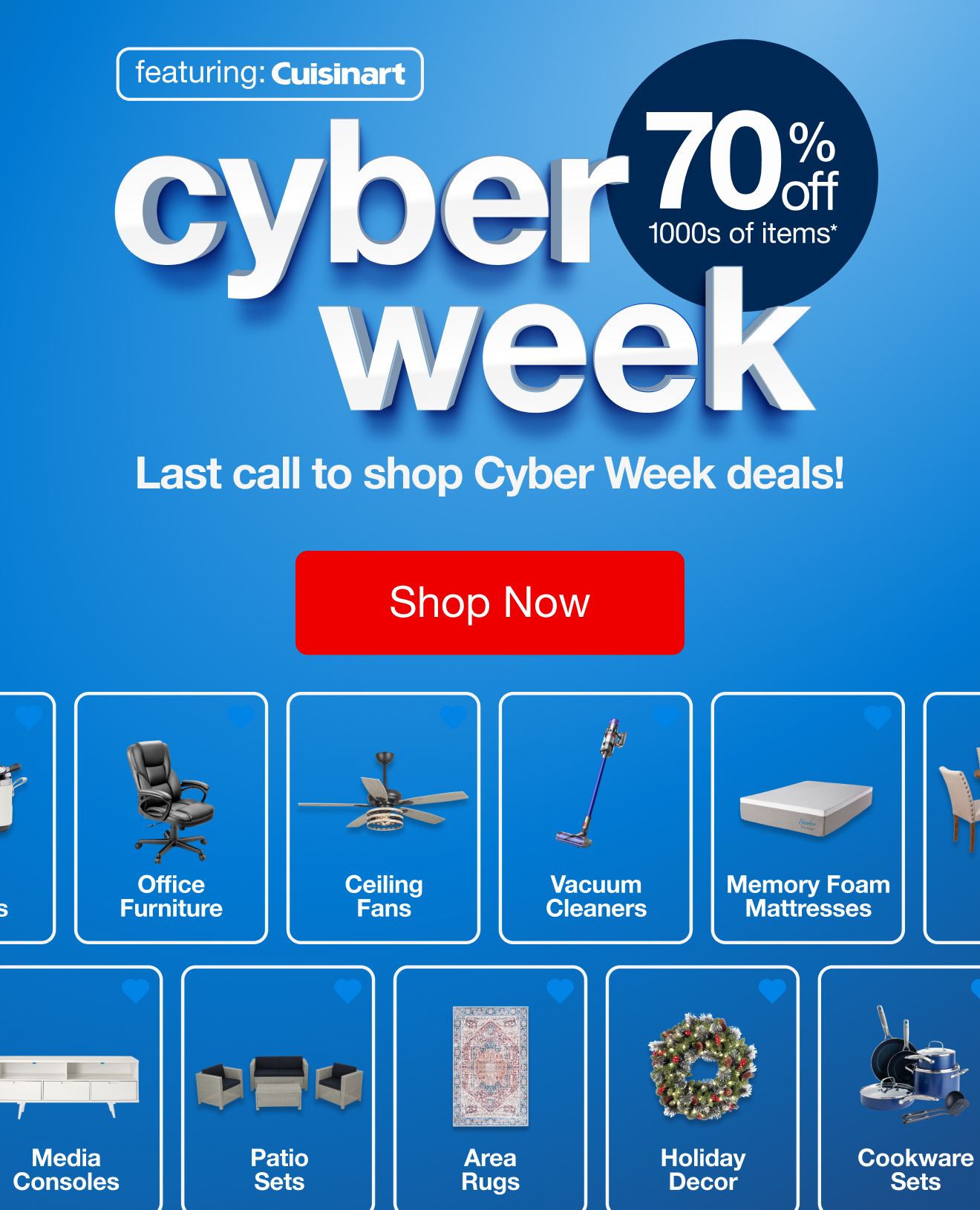 Cyber Week — Shop Now!