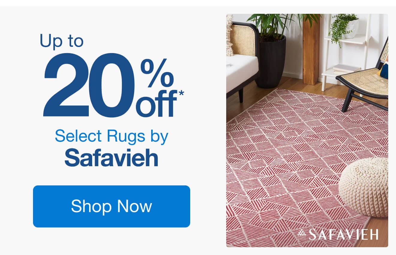 Up to 20% Off Select Rugs by Safavieh*