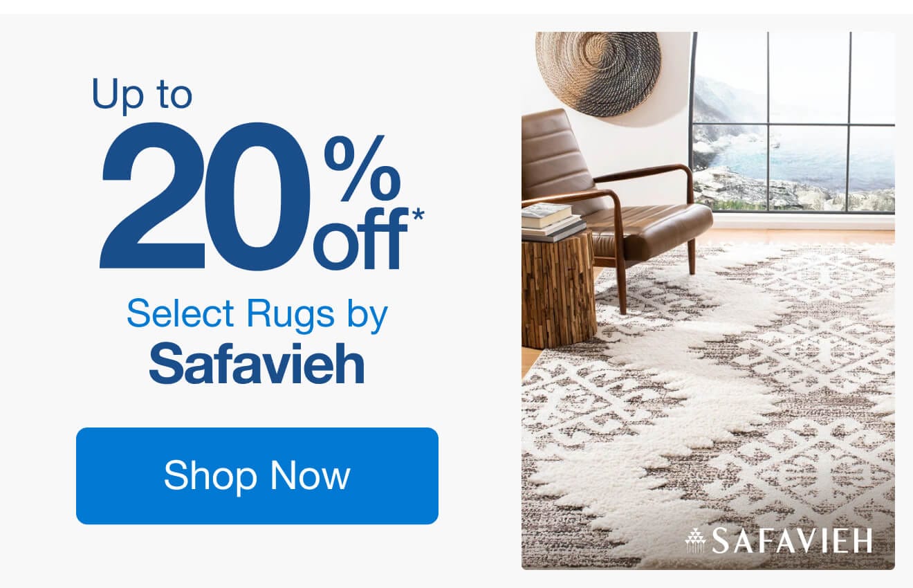 Up to 20% Off Select Rugs by Safavieh*