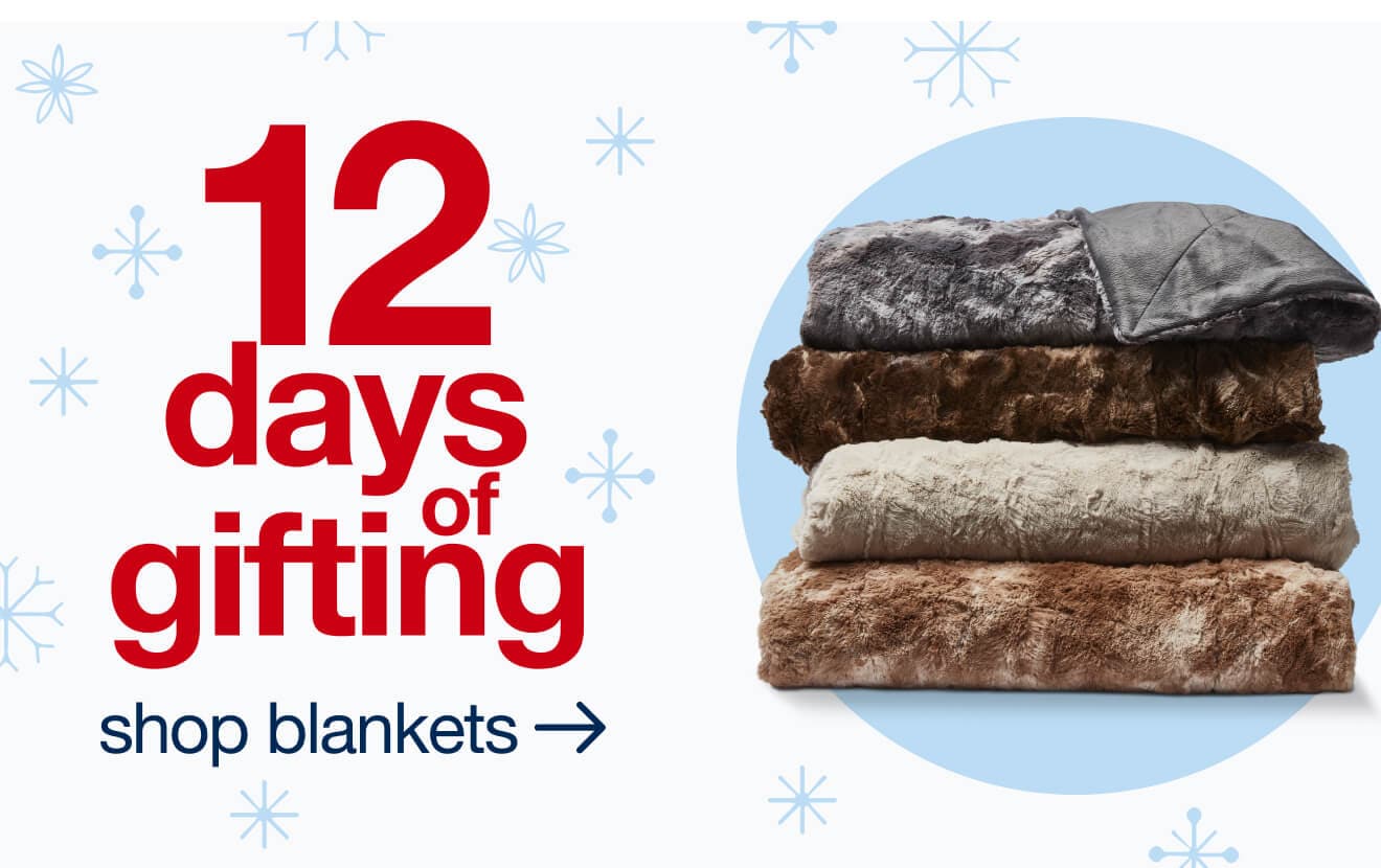 12 days of gifting shop blankets