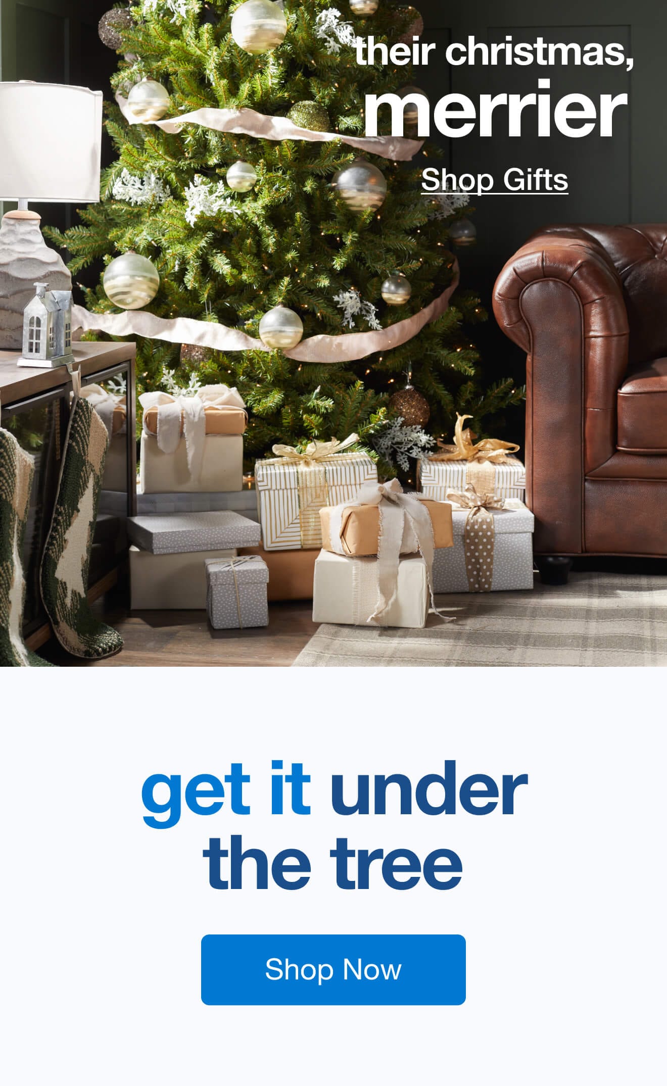 get it under the tree