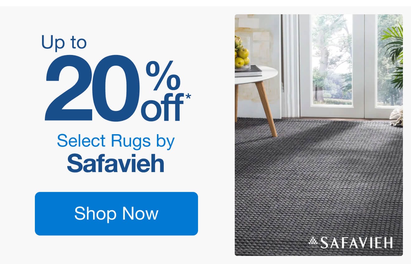 Up to 20% Off Select Rugs by Safavieh*