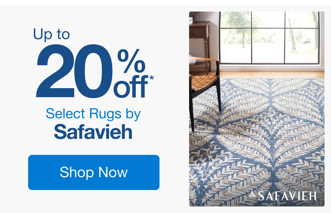 Up to 20% Off Select Rugs by Safavieh*