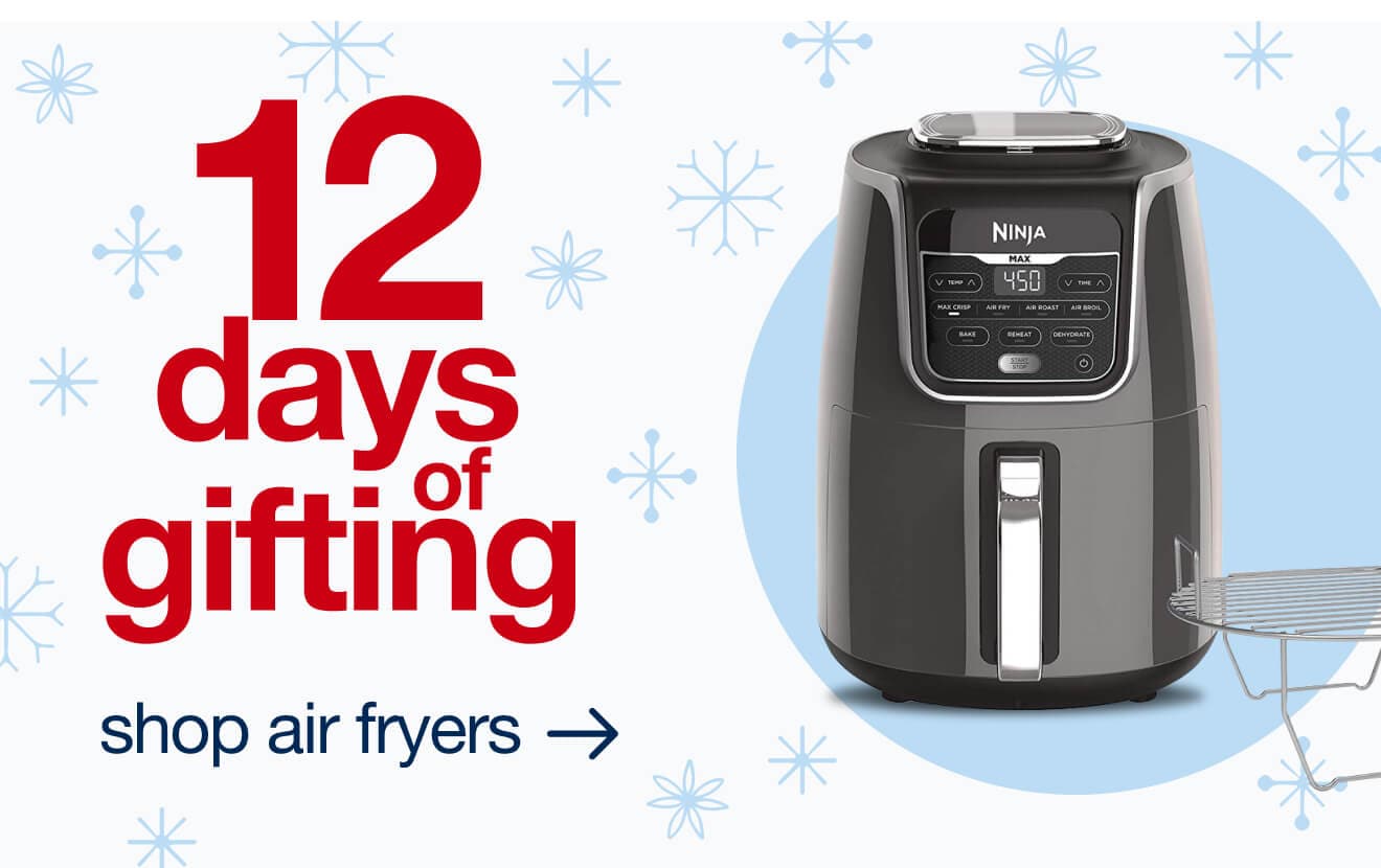 12 days of gifting shop air fryers