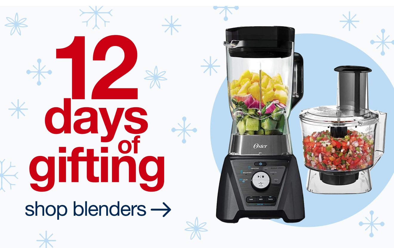 12 days of gifting shop blenders