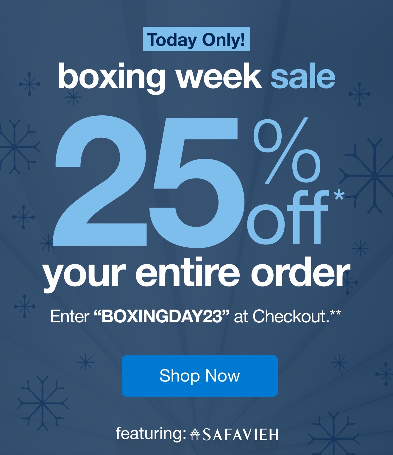 boxing week sale