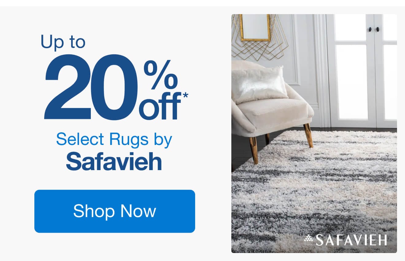 Up to 20% Off Select Rugs by Safavieh*