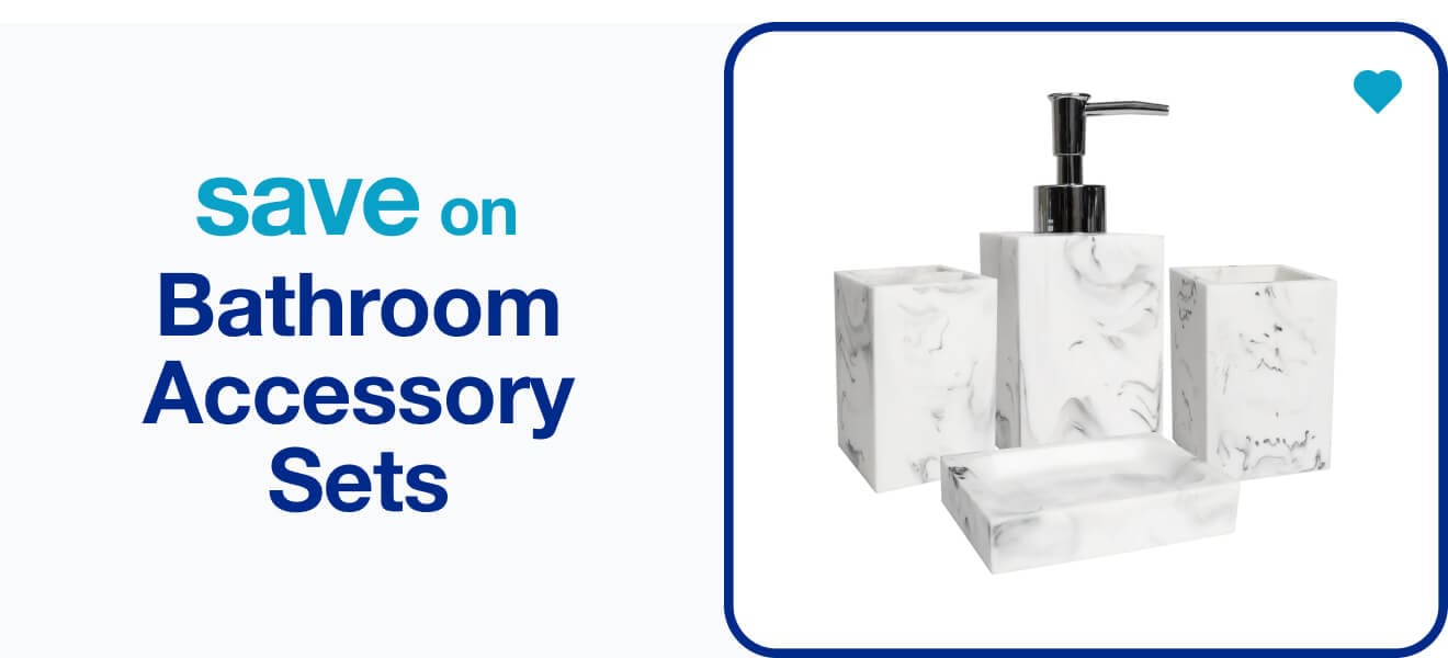 save on Bathroom Accessory Sets