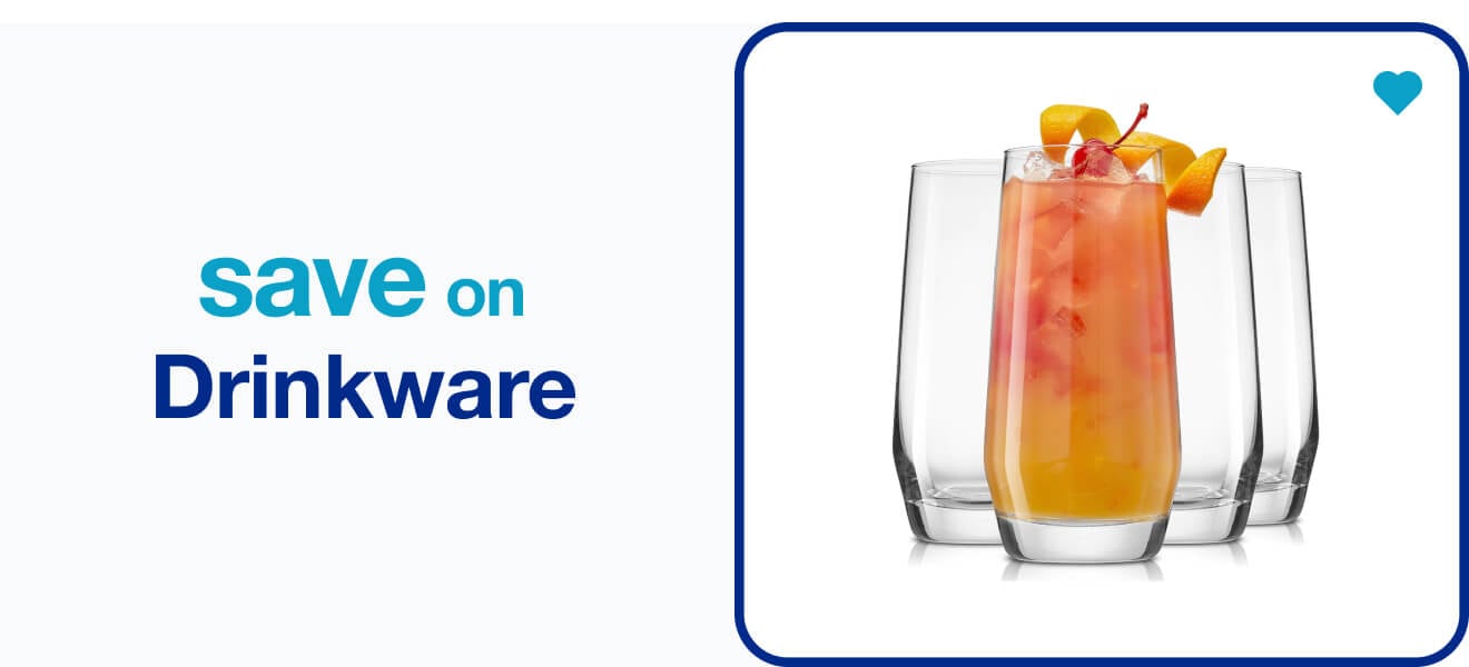 save on Drinkware