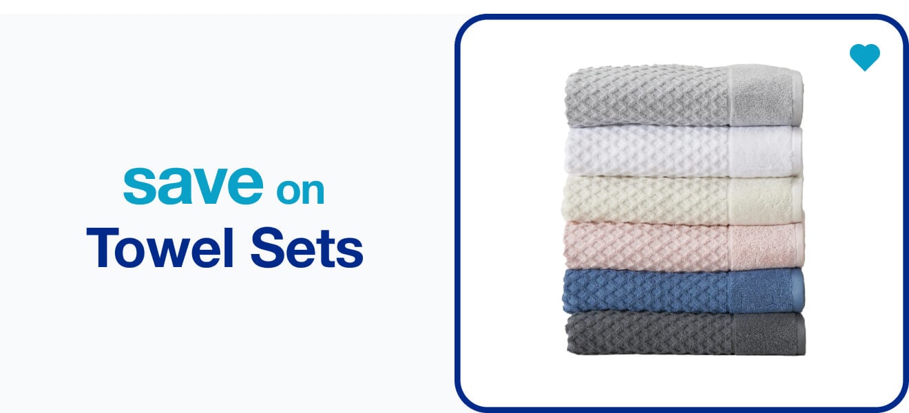 save on Towel Sets