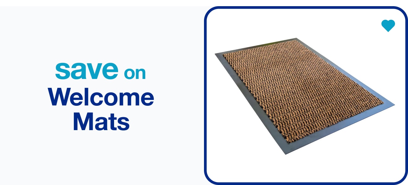 save on welcome mats