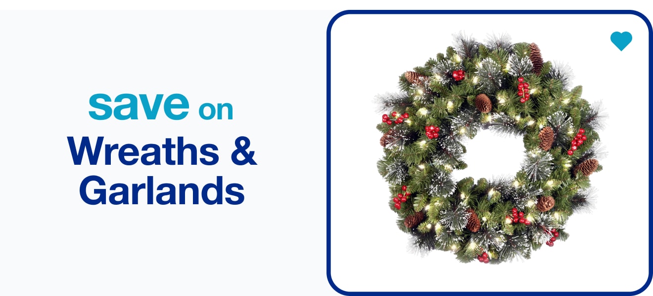 Save on Wreaths & Garlands