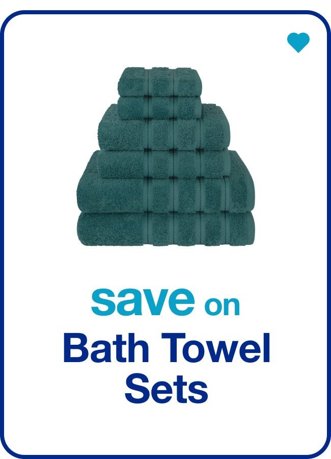 save on bath towel sets