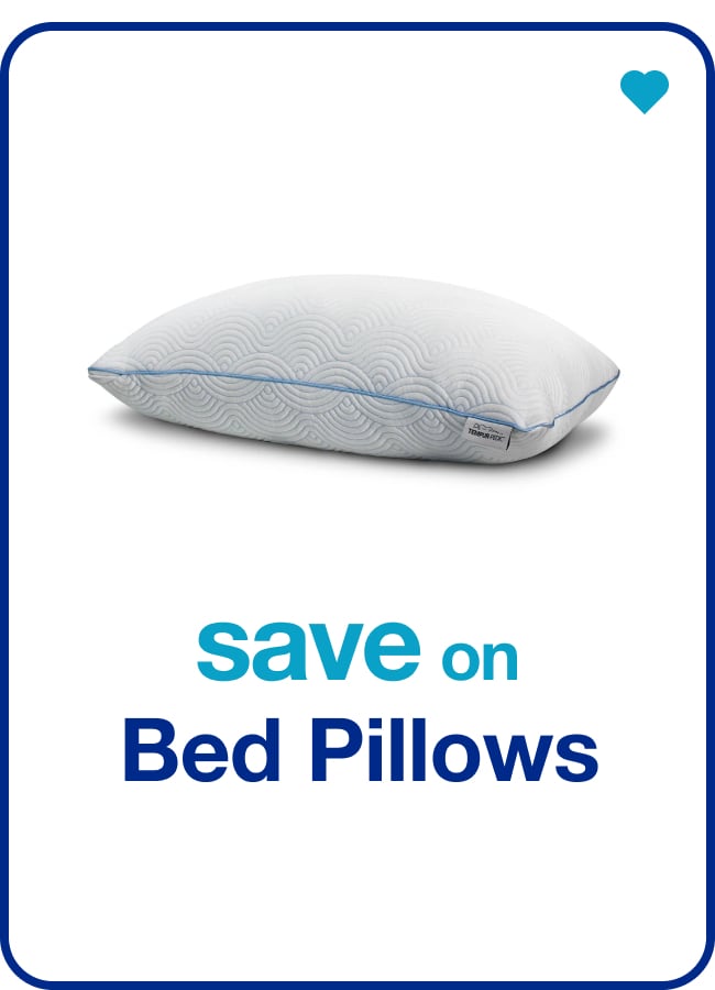 save on bed pillows