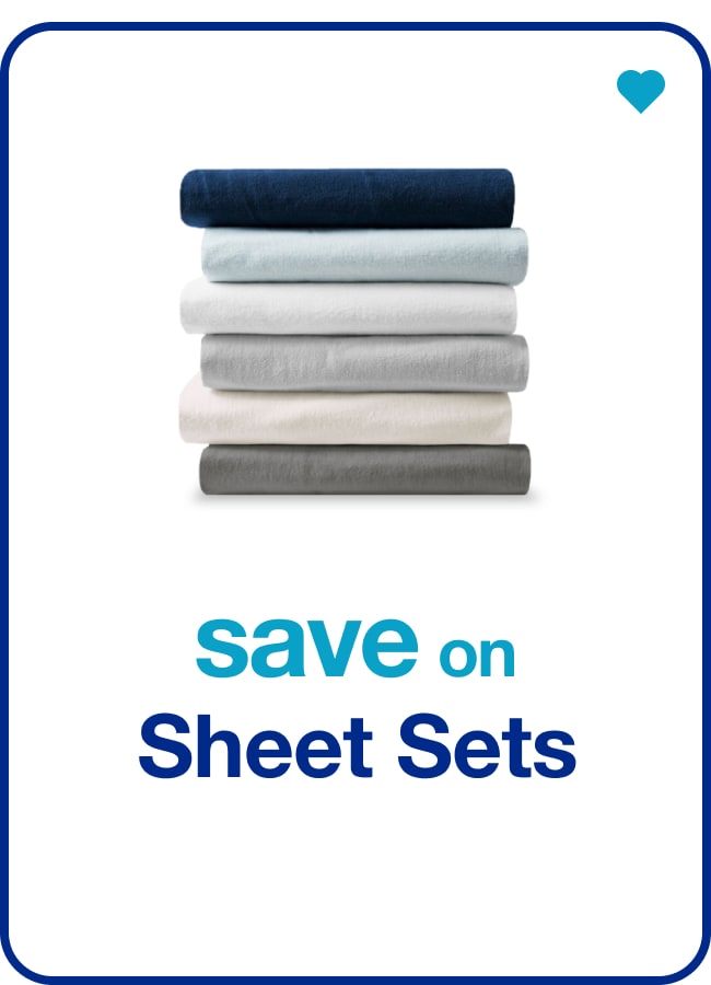 save on sheet sets