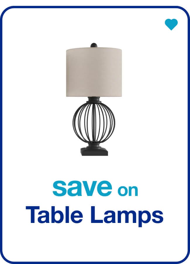 save on table lamps