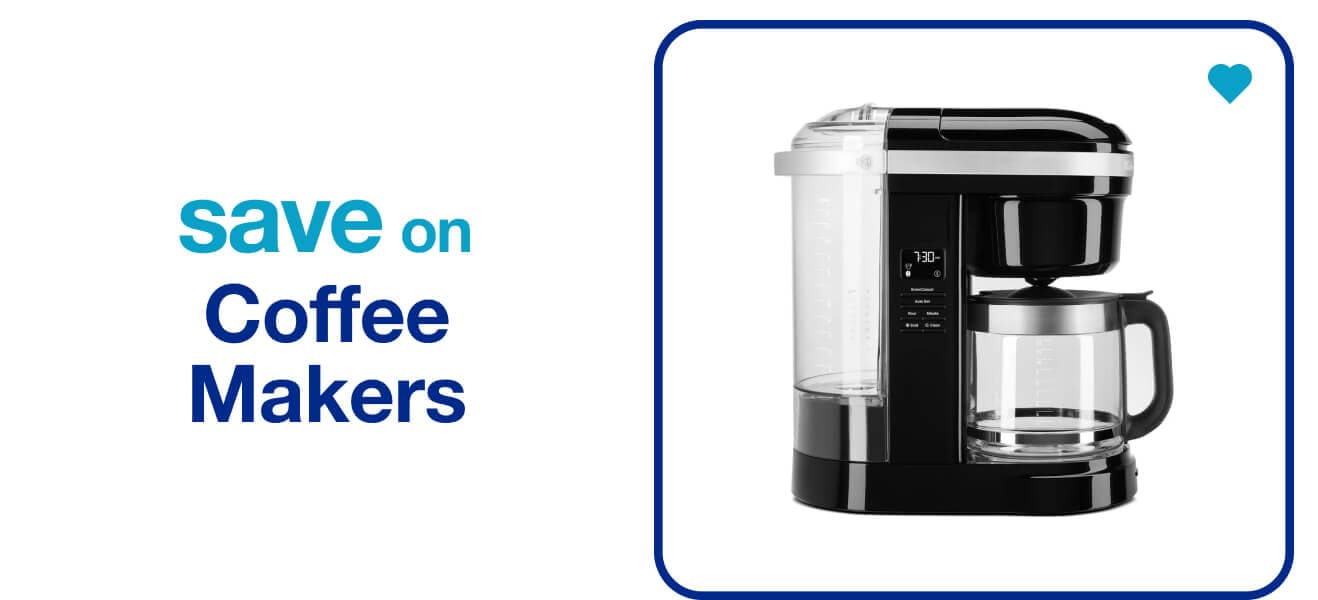 Save on Coffee Makers