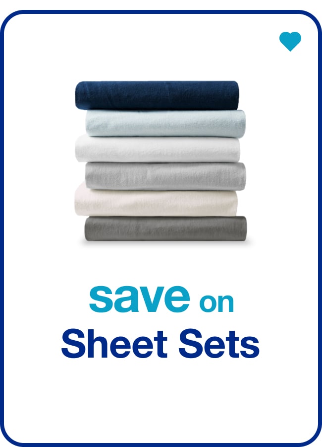 save on Sheet Sets