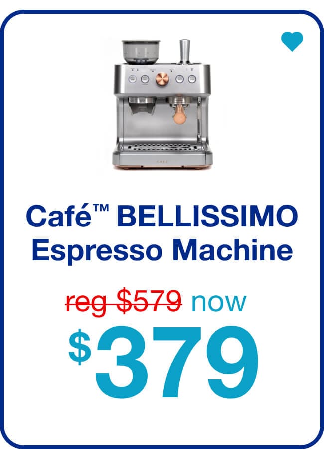 Café™ BELLISSIMO Semi Automatic Espresso Machine + Frother — Shop Now!