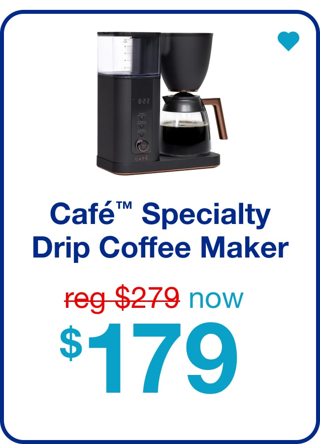 Café™ Specialty Drip Coffee Maker with Glass Carafe - Shop now!
