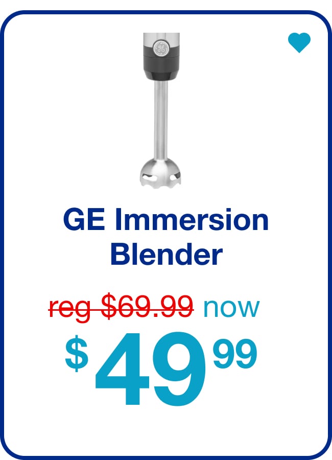 GE Immersion Blender with Accessories- Shop now!