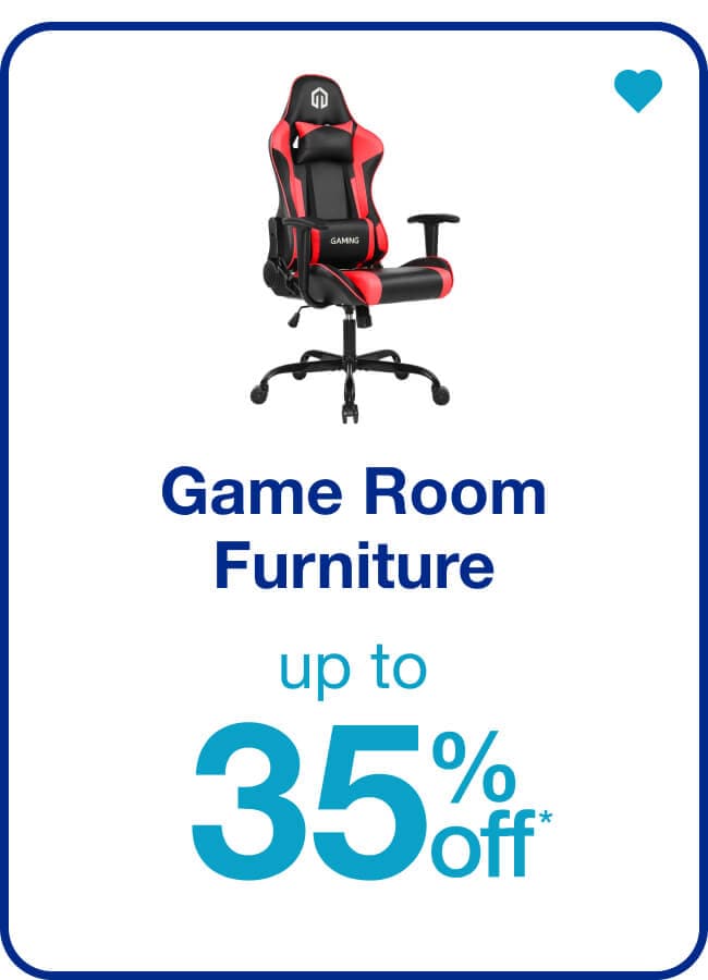 Up to 35% off* Game Room Furniture — Shop Now!