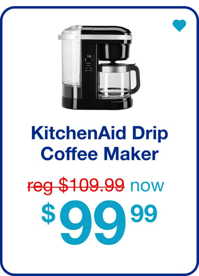 KitchenAid 12 Cup Spiral Showerhead Drip Coffee Maker — Shop Now!
