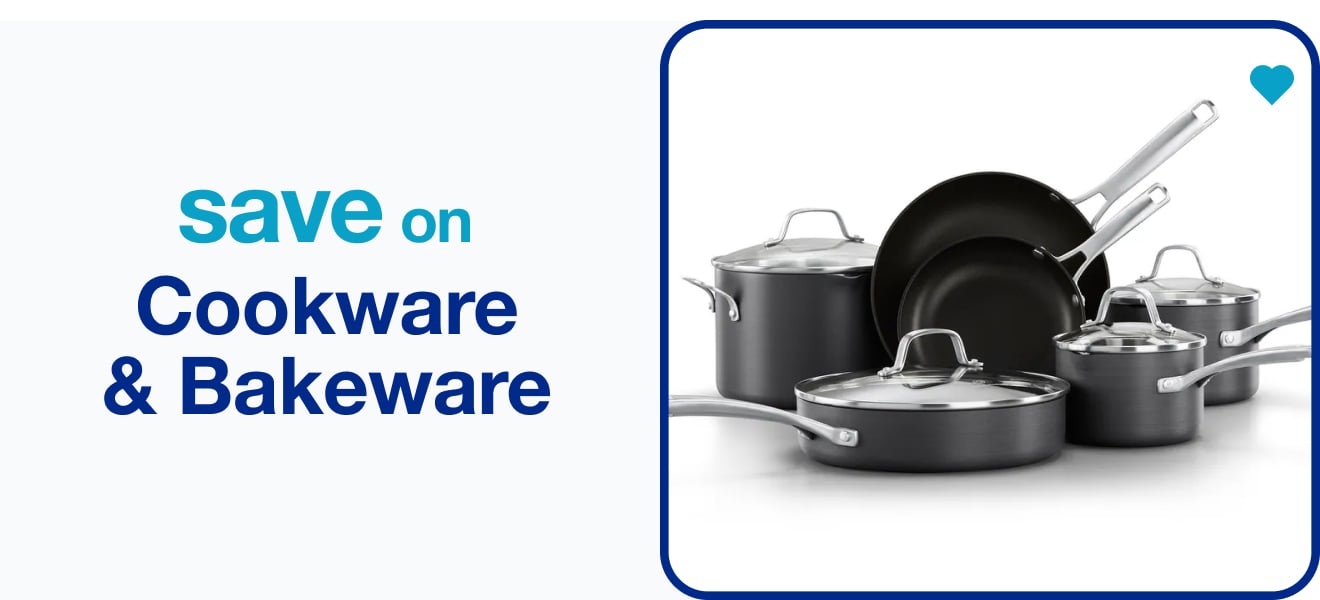 save on Cookware & Bakeware