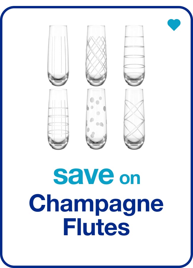 Champagne Flutes — Shop Now!
