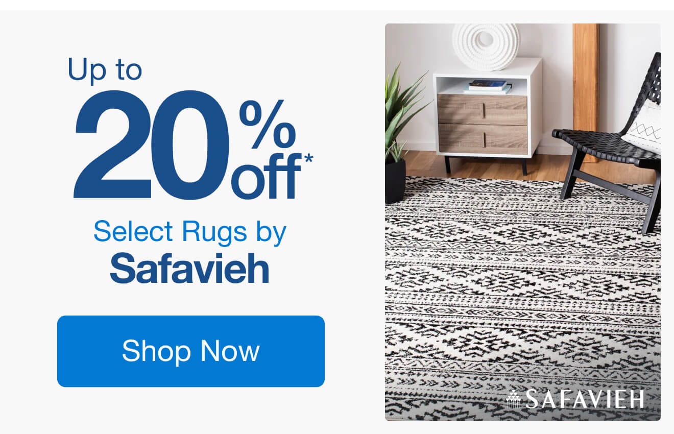 Up to 20% off Select Rugs by Safavieh*