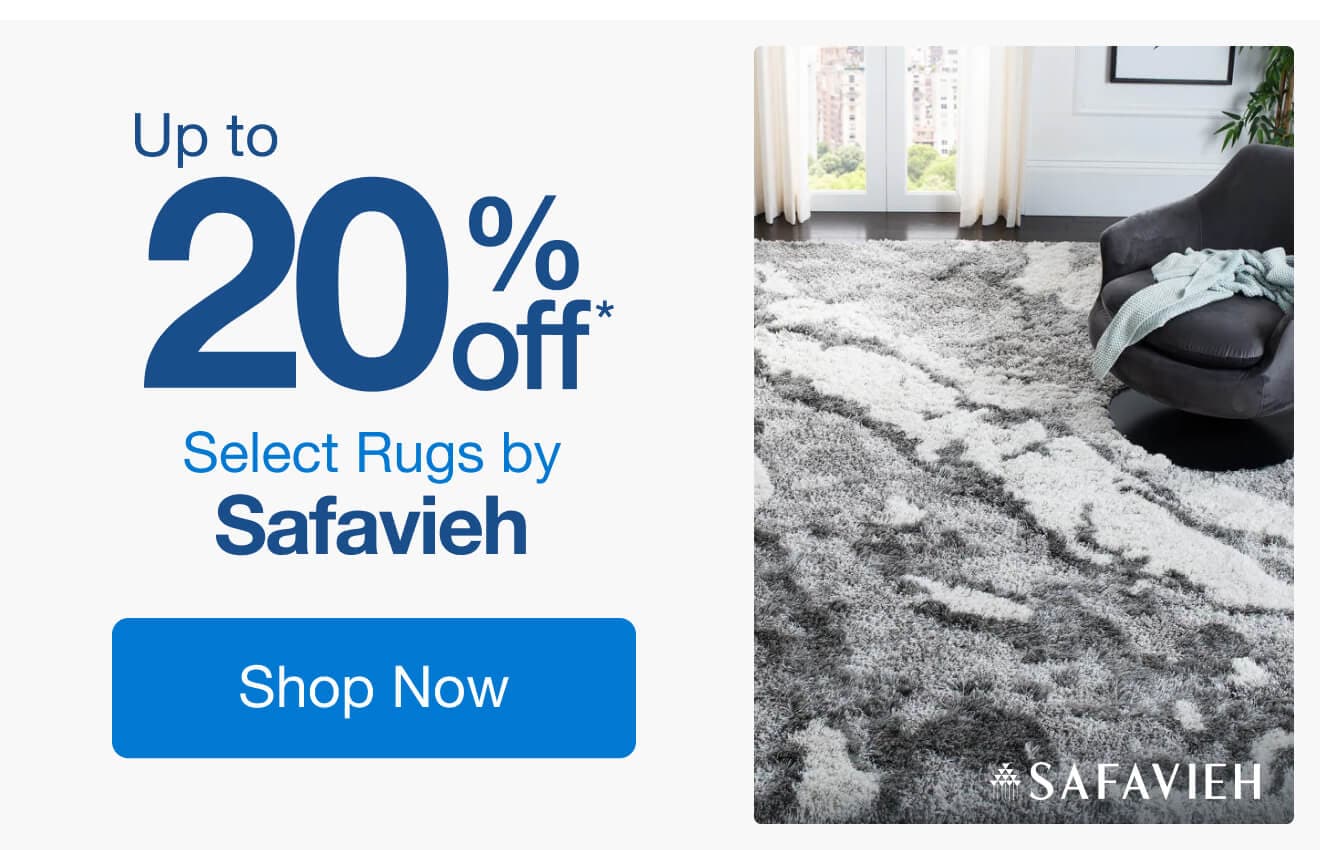 Up to 20% Off Select Rugs by Safavieh*