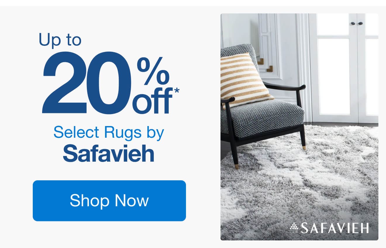 Up to 20% off Select Rugs by Safavieh*