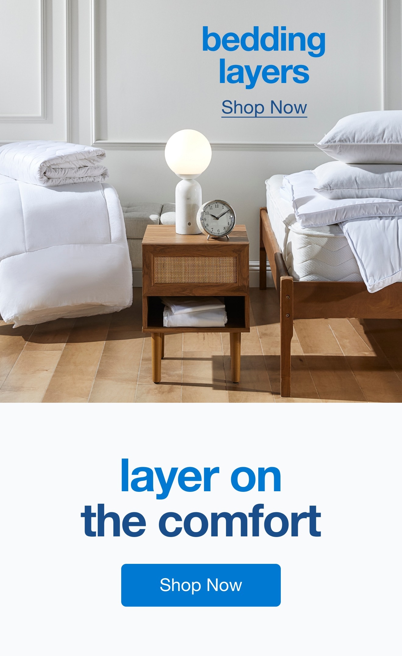 layer on the comfort