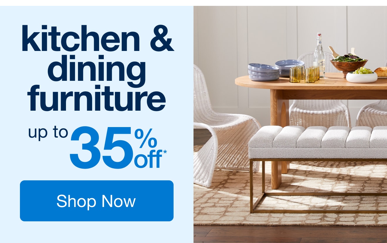 Kitchen and Dining Furniture Up To 35% Off — Shop Now!