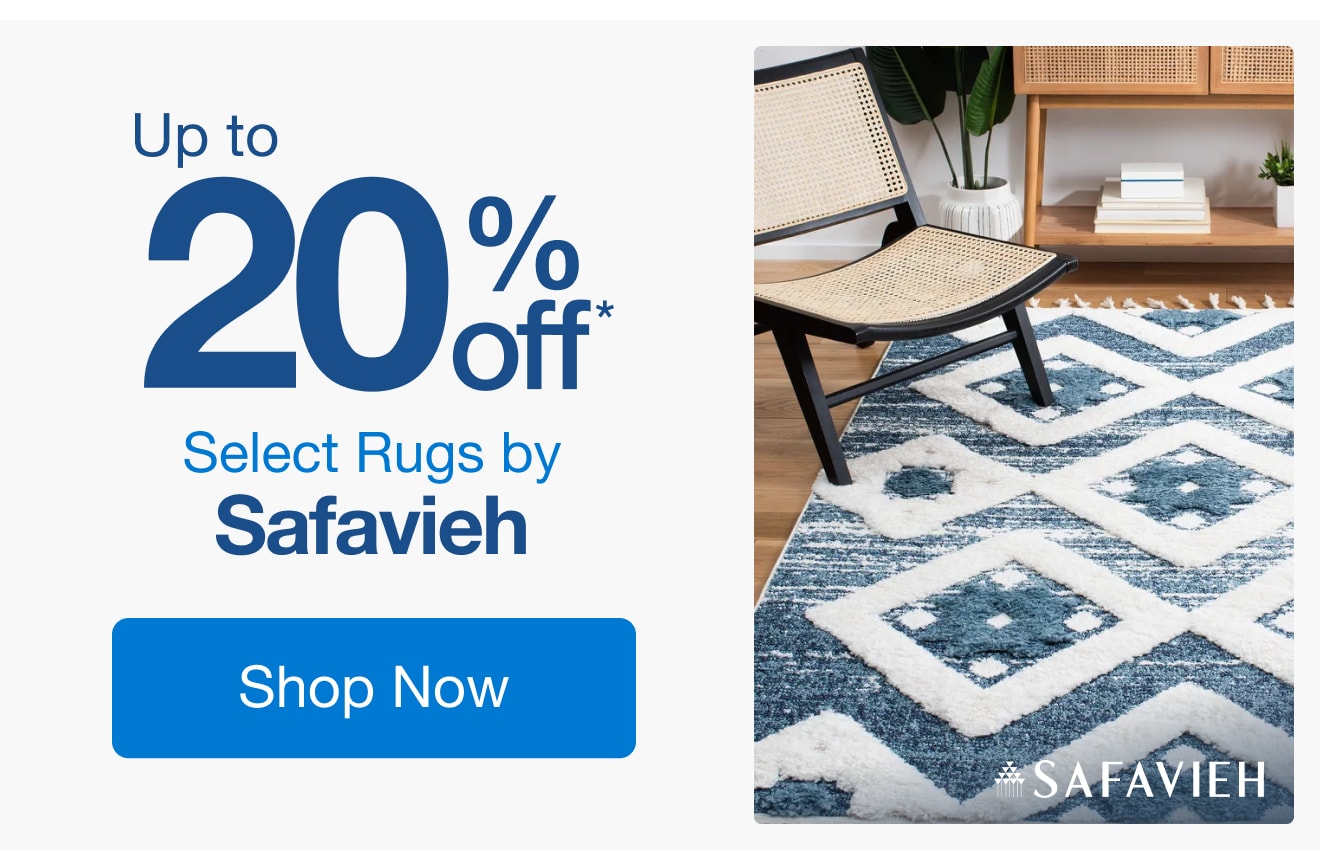 Up to 20% off Select Rugs by Safavieh* Up to 202 Safaweh 