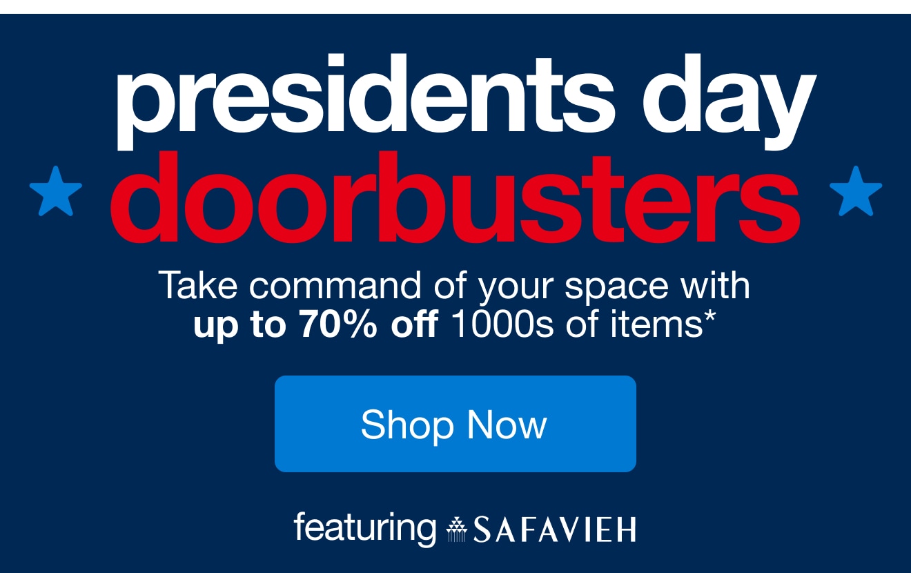 Presidents Day Doorbusters
