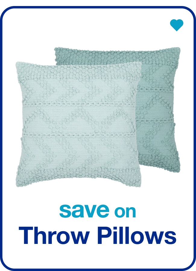 save on throw pillows